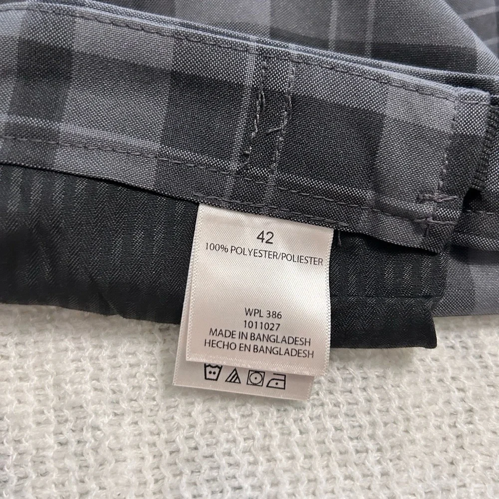 Haggar Plaid Men’s Golf Shorts Big & Tall Size 42”